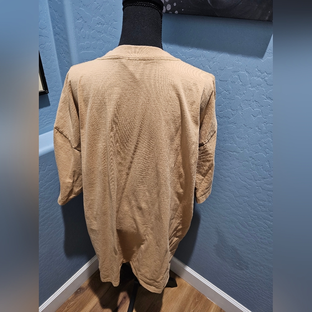 Tan Short Sleeve T-Shirt - Picture 3 of 9